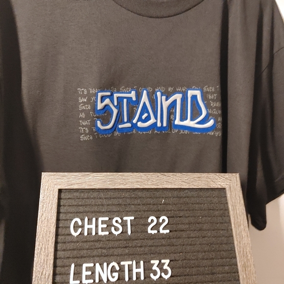 Vintage OG 00’s 01’ Staind T-Shirt “It’s Been Awhile” Band Rock 3M Reflective La - Picture 16 of 16
